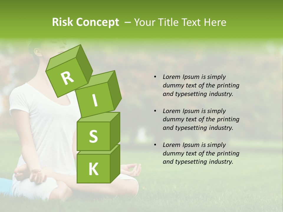 Sports Nature Concentration PowerPoint Template