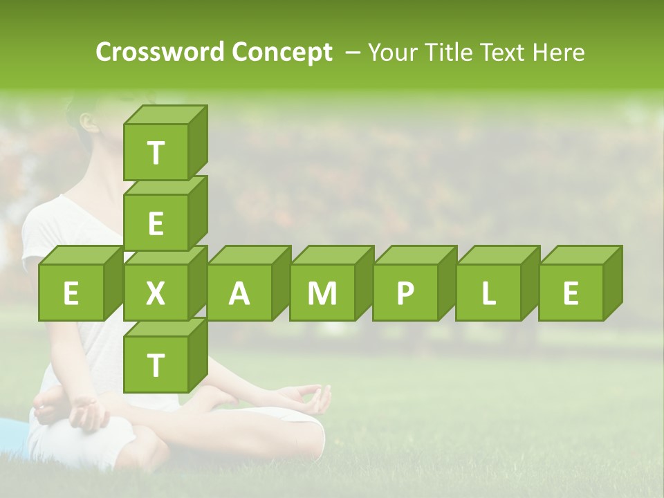 Sports Nature Concentration PowerPoint Template