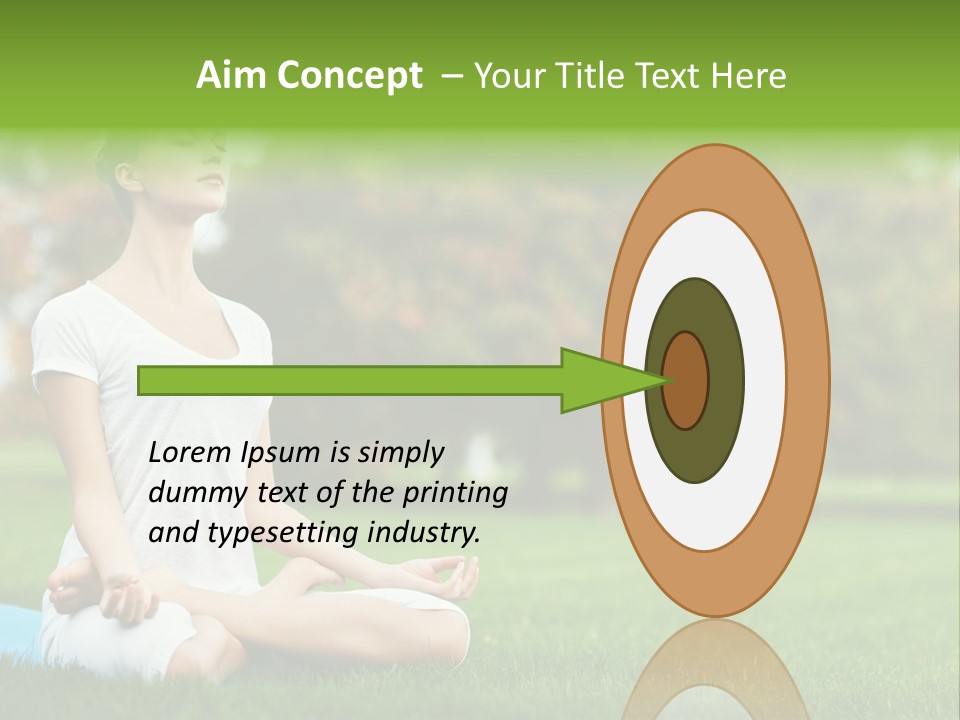 Sports Nature Concentration PowerPoint Template