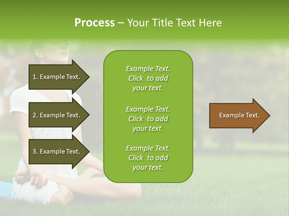 Sports Nature Concentration PowerPoint Template