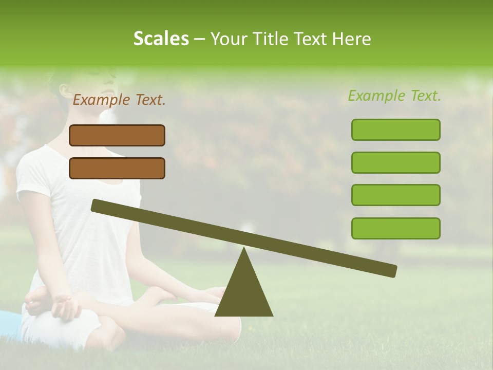 Sports Nature Concentration PowerPoint Template