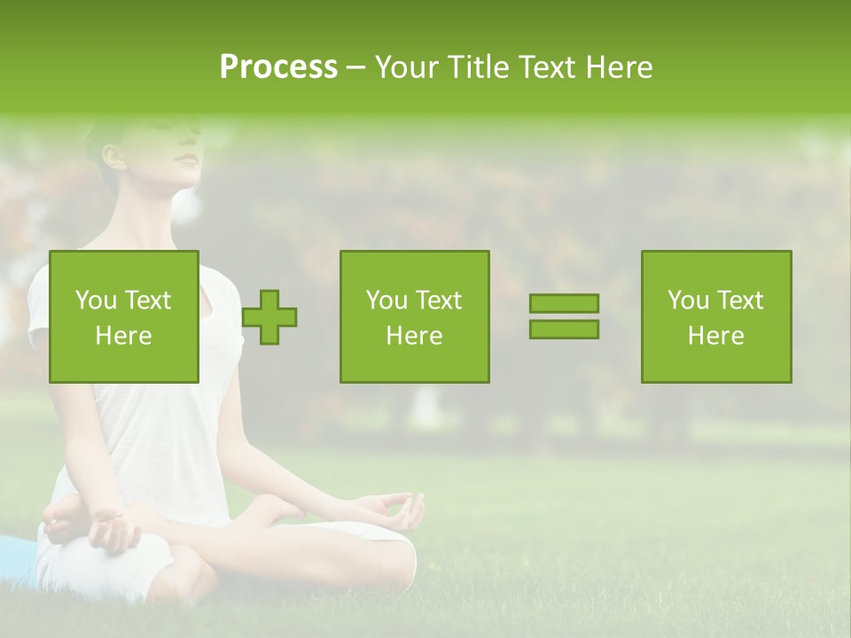 Sports Nature Concentration PowerPoint Template