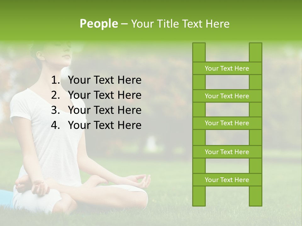 Sports Nature Concentration PowerPoint Template