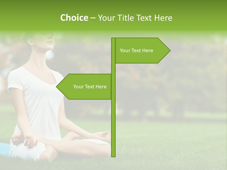 Sports Nature Concentration PowerPoint Template