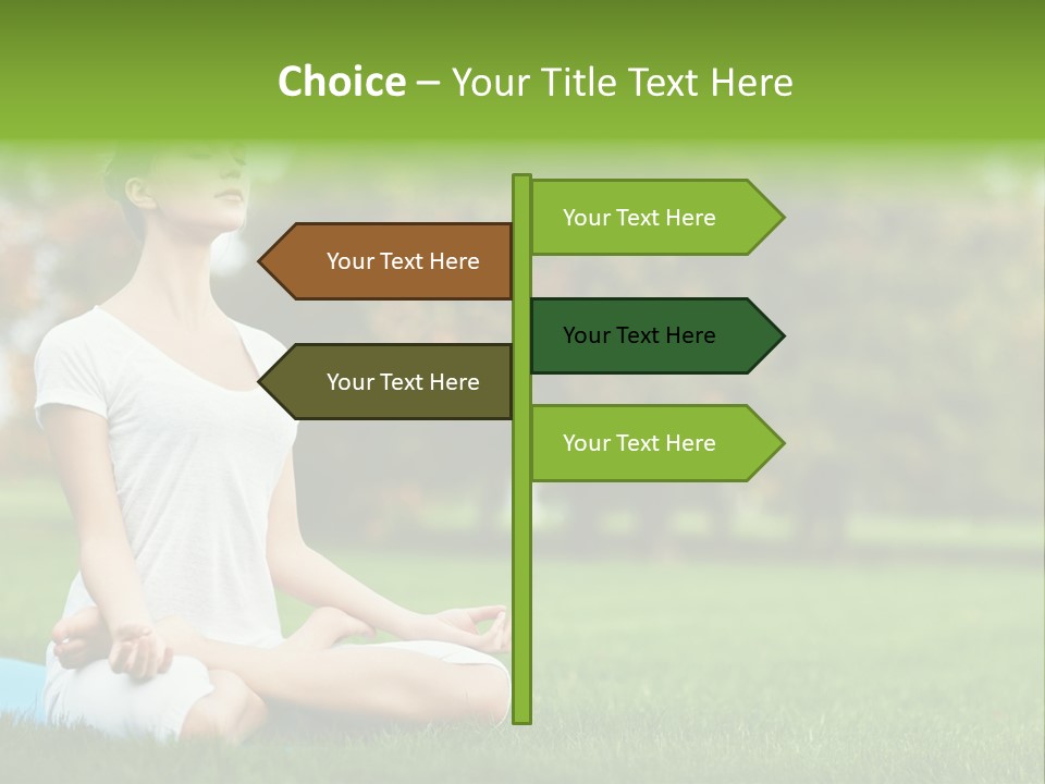 Sports Nature Concentration PowerPoint Template