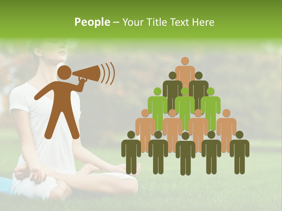Sports Nature Concentration PowerPoint Template