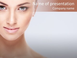 Naked Spa People PowerPoint Template