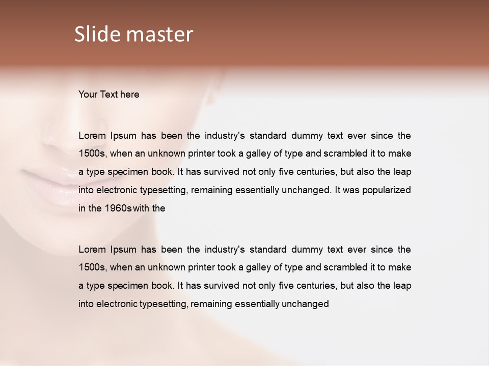 Naked Spa People PowerPoint Template