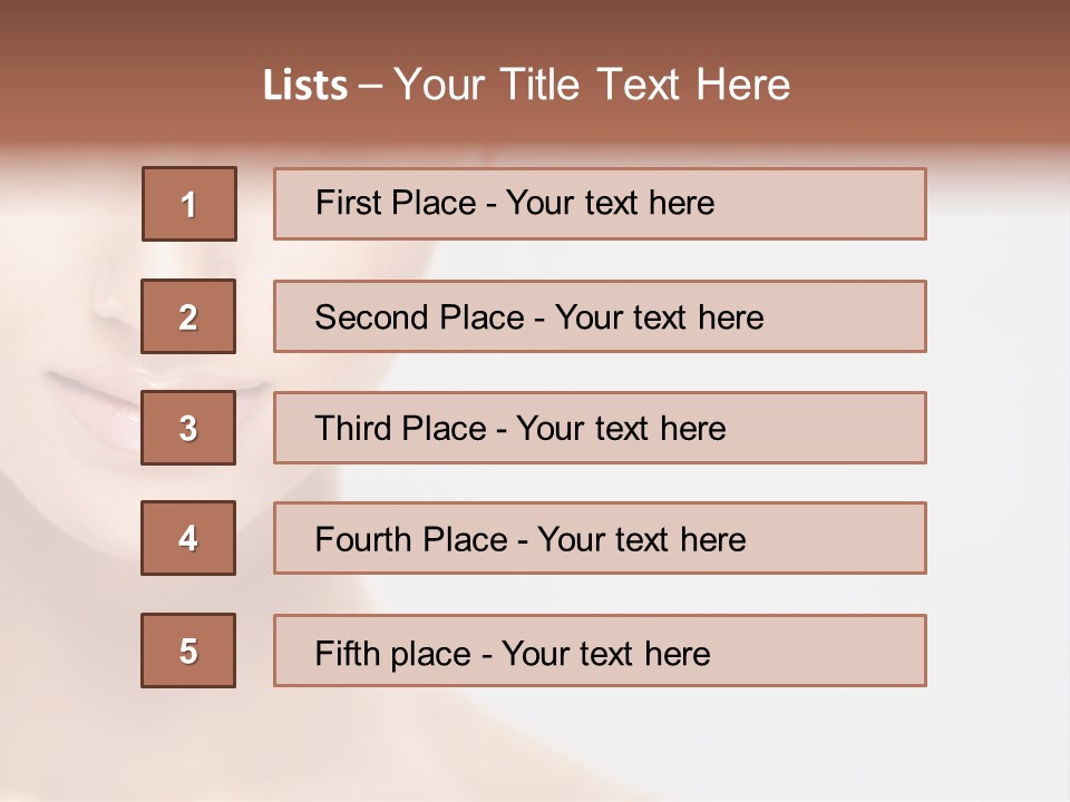 Naked Spa People PowerPoint Template