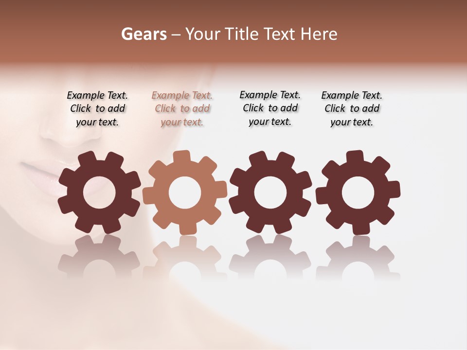 Naked Spa People PowerPoint Template