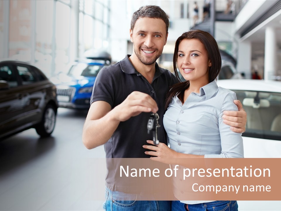 Woman  Selling PowerPoint Template