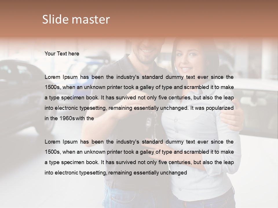 Woman  Selling PowerPoint Template