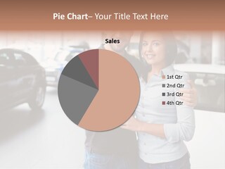 Woman  Selling PowerPoint Template