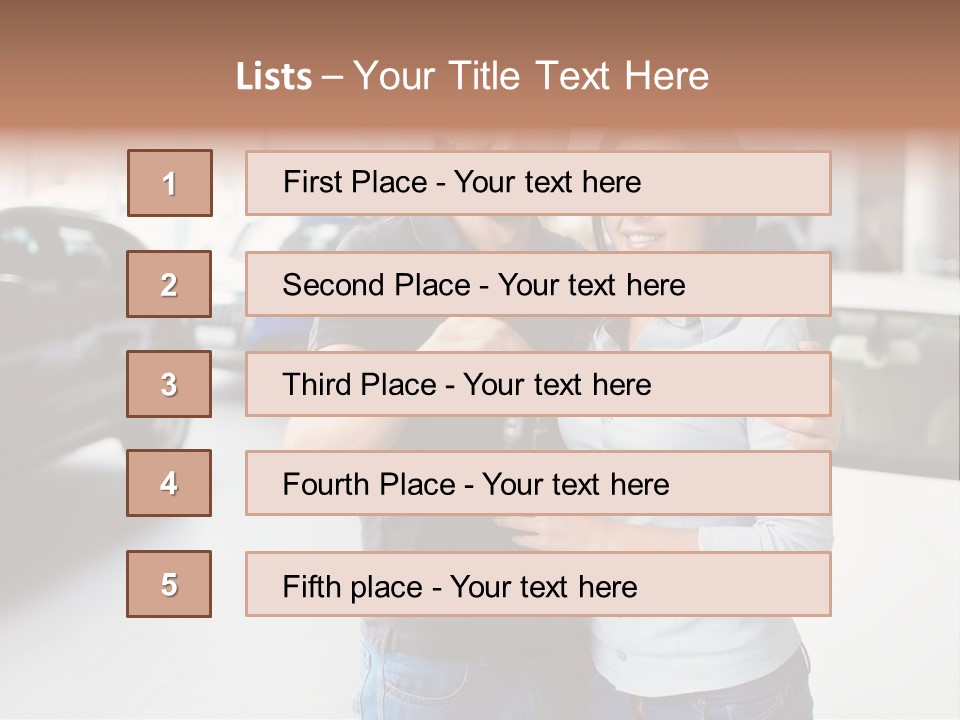 Woman  Selling PowerPoint Template