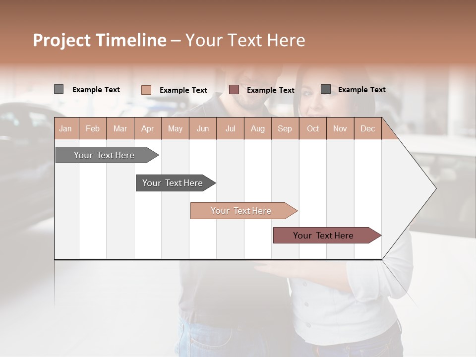 Woman  Selling PowerPoint Template
