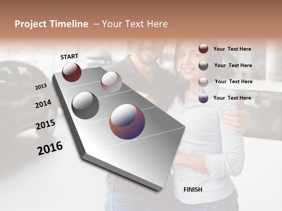 Woman  Selling PowerPoint Template