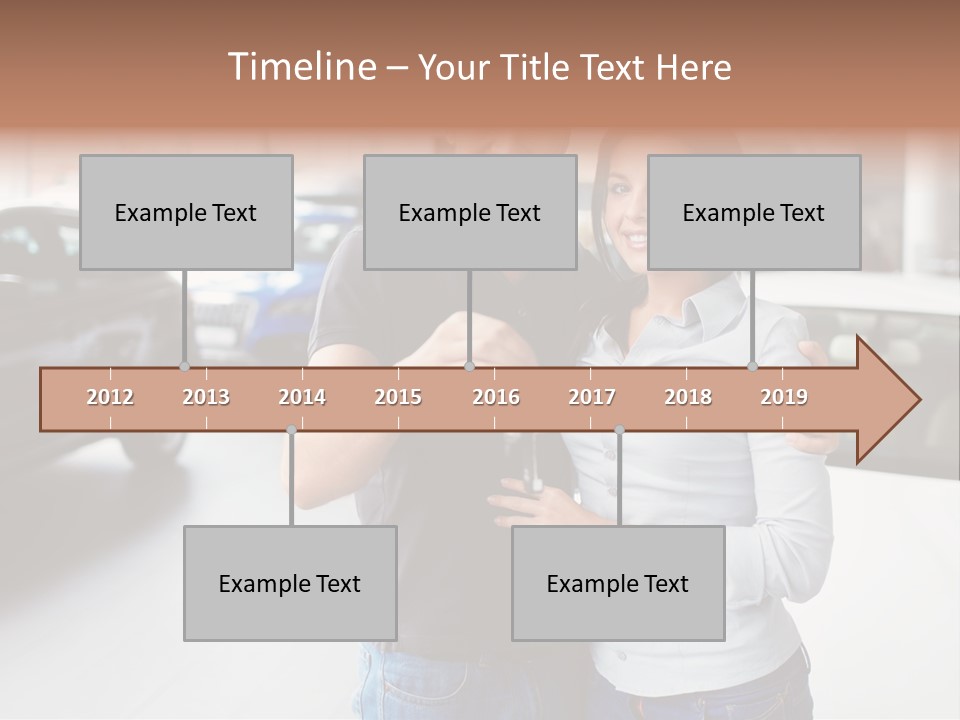 Woman  Selling PowerPoint Template