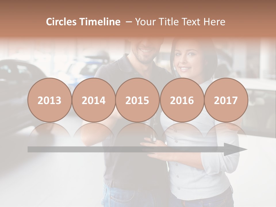 Woman  Selling PowerPoint Template