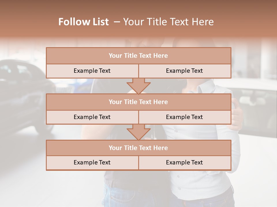 Woman  Selling PowerPoint Template