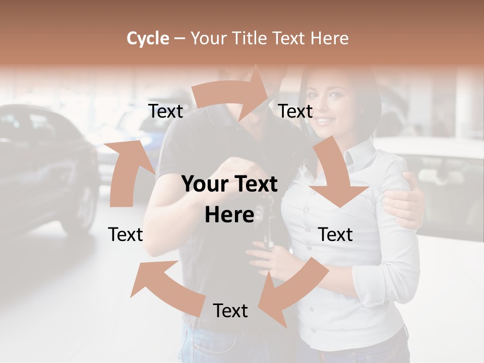 Woman  Selling PowerPoint Template