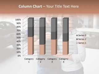 Woman  Selling PowerPoint Template