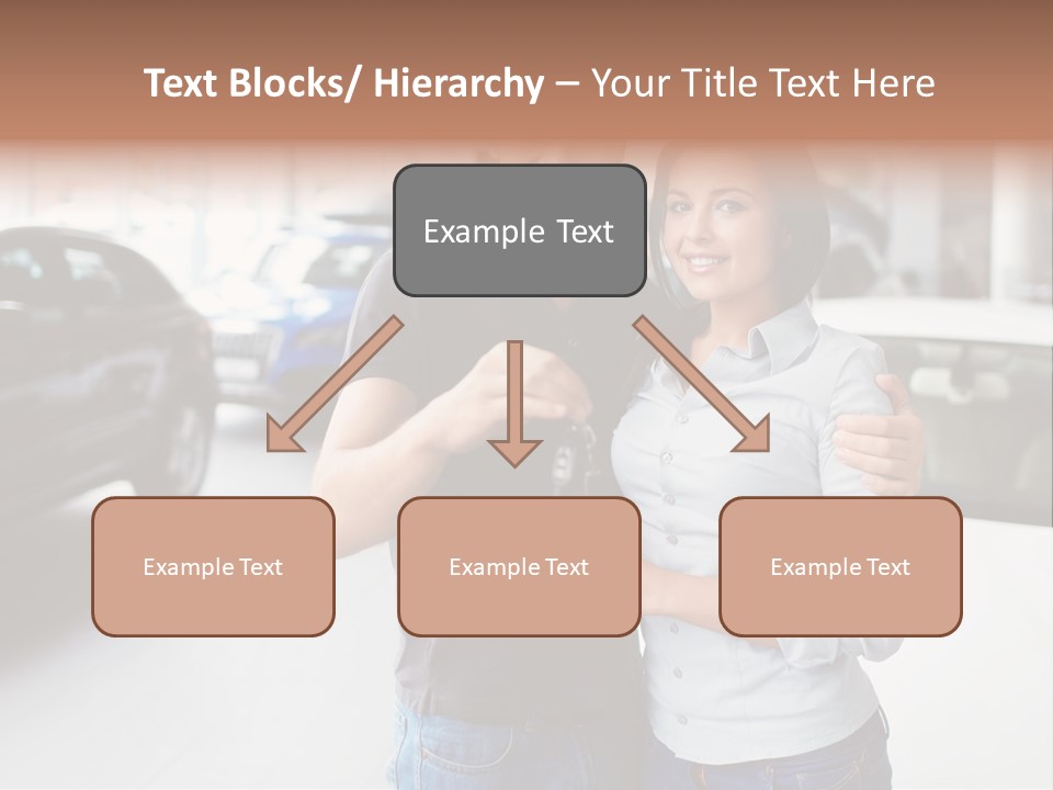 Woman  Selling PowerPoint Template