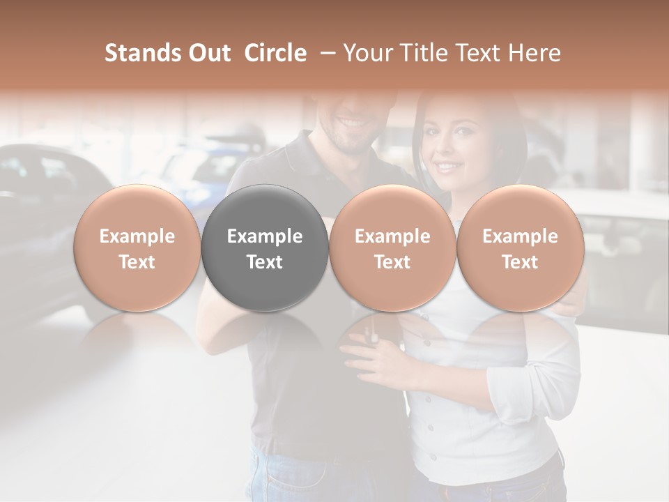 Woman  Selling PowerPoint Template