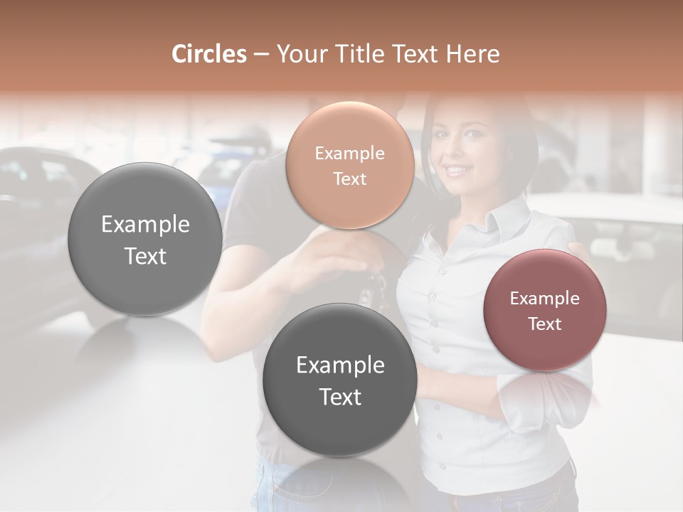 Woman  Selling PowerPoint Template