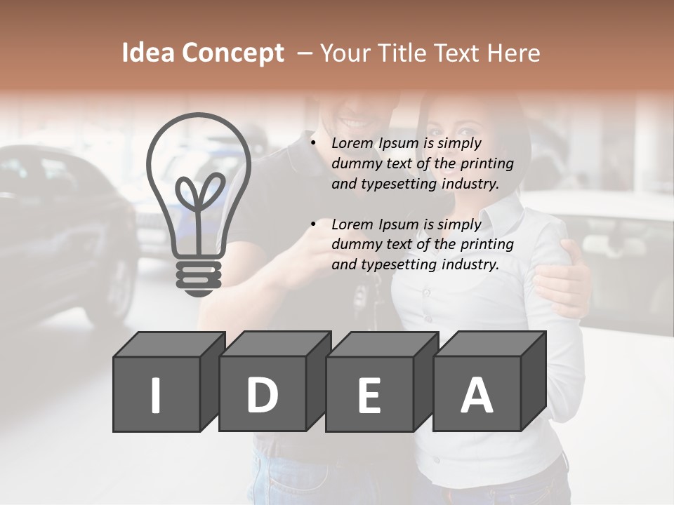 Woman  Selling PowerPoint Template