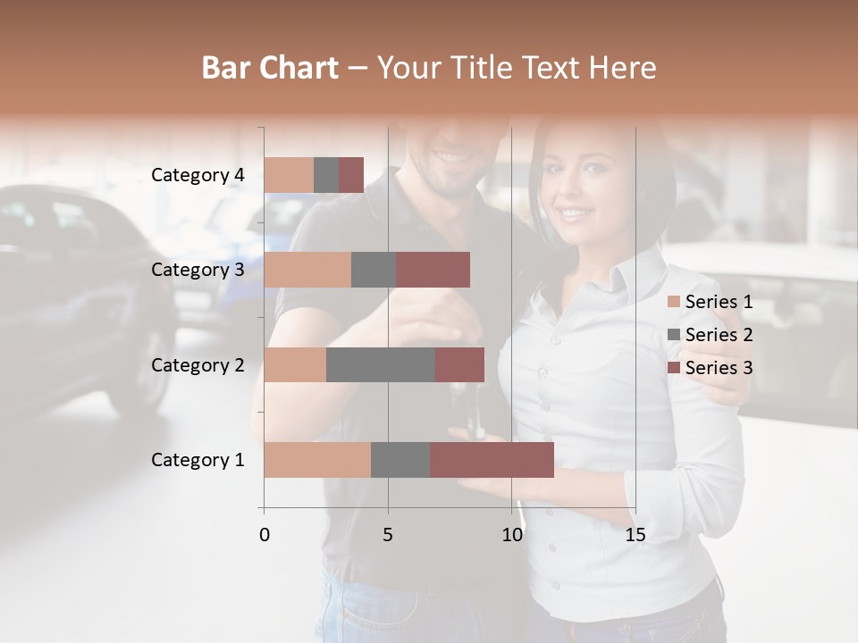 Woman  Selling PowerPoint Template