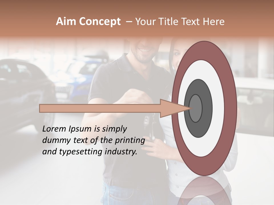 Woman  Selling PowerPoint Template