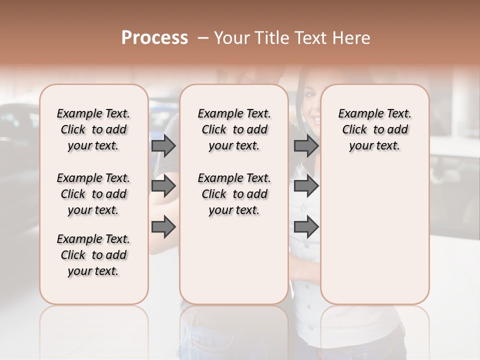 Woman  Selling PowerPoint Template