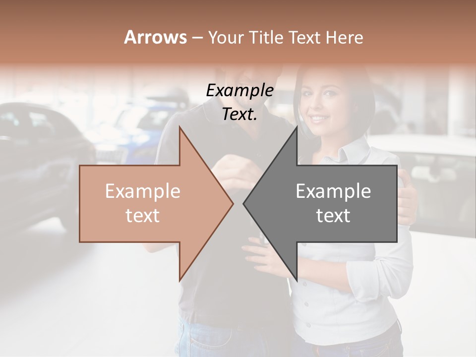 Woman  Selling PowerPoint Template