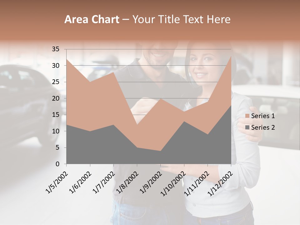 Woman  Selling PowerPoint Template