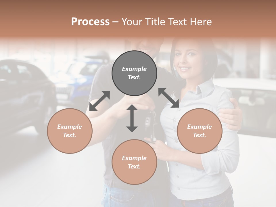 Woman  Selling PowerPoint Template