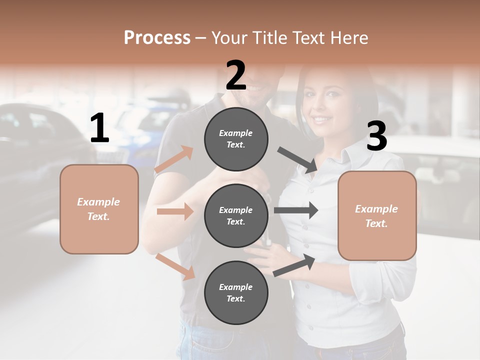 Woman  Selling PowerPoint Template