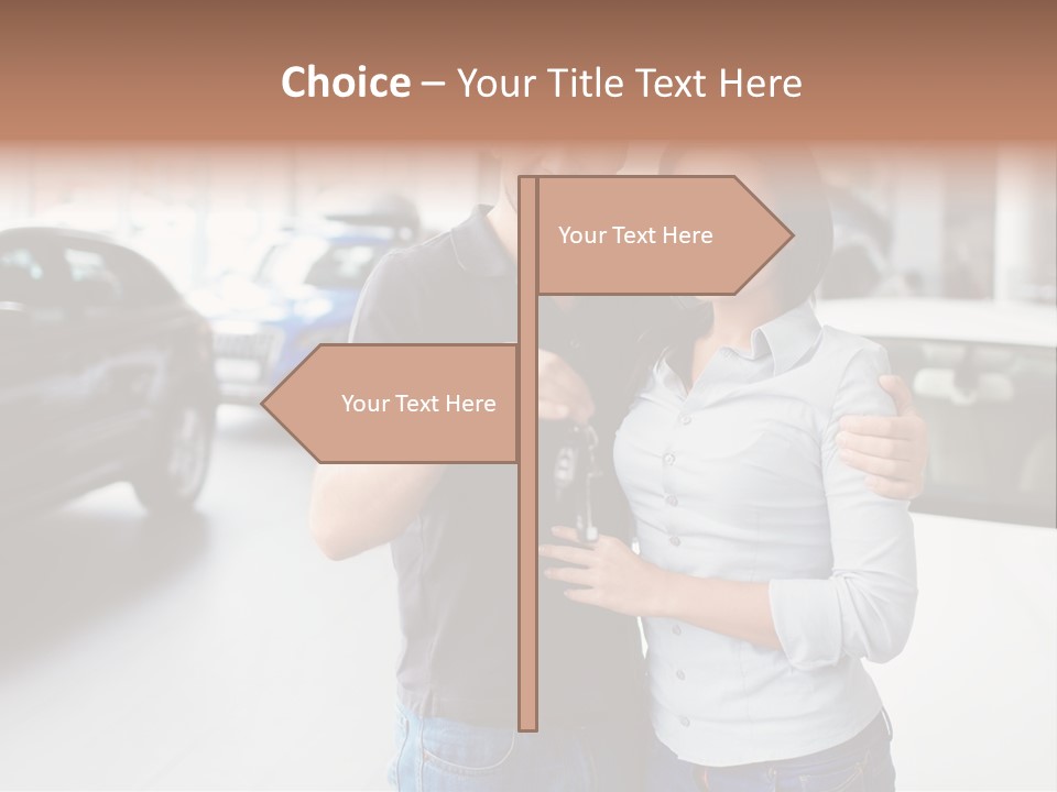 Woman  Selling PowerPoint Template