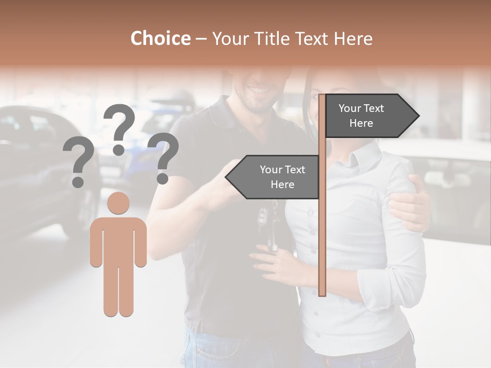 Woman  Selling PowerPoint Template