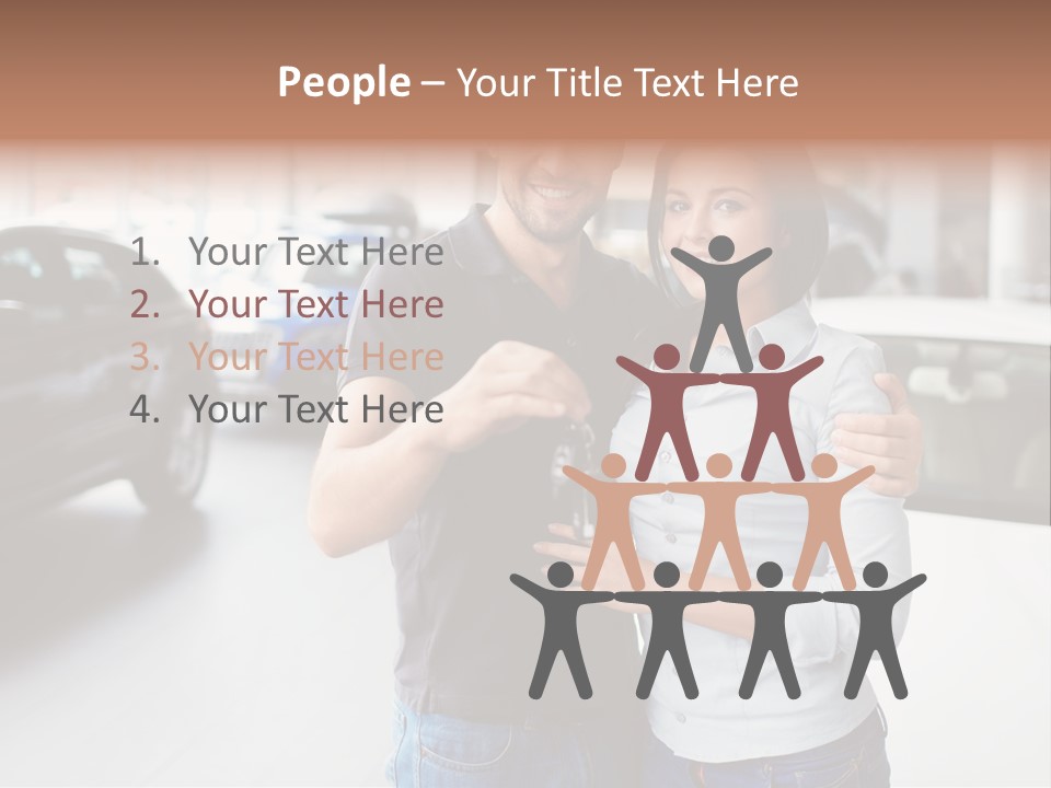 Woman  Selling PowerPoint Template