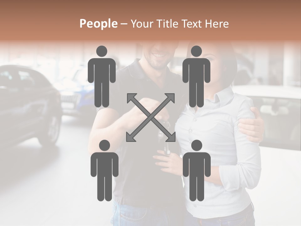 Woman  Selling PowerPoint Template