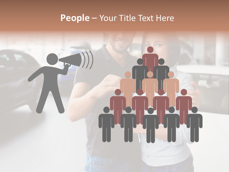 Woman  Selling PowerPoint Template