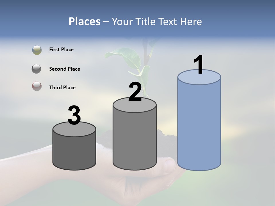 Vegetable Sun Field PowerPoint Template