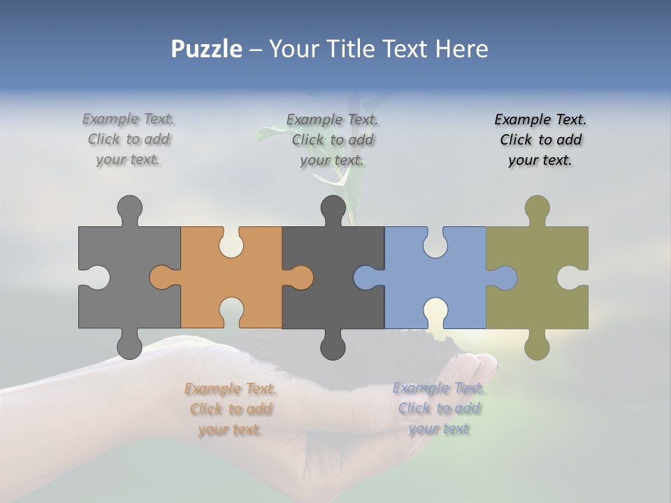 Vegetable Sun Field PowerPoint Template