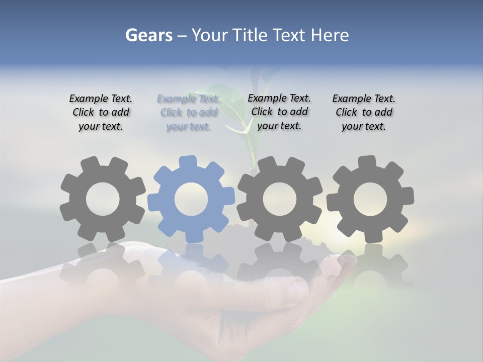 Vegetable Sun Field PowerPoint Template