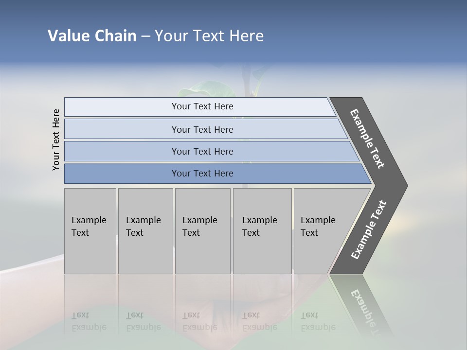 Vegetable Sun Field PowerPoint Template