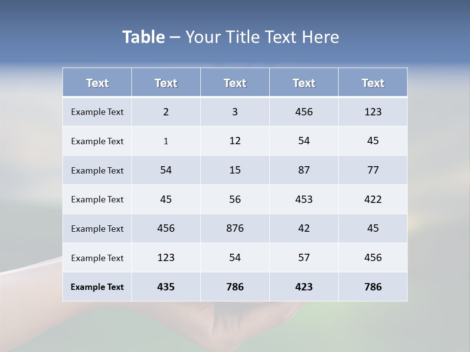 Vegetable Sun Field PowerPoint Template