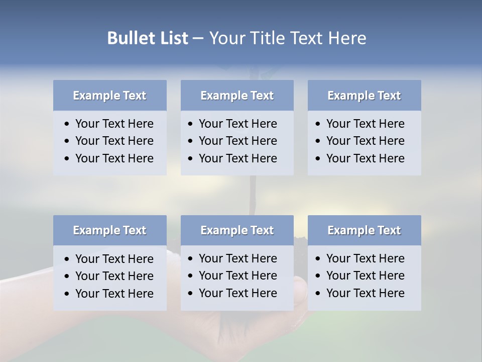 Vegetable Sun Field PowerPoint Template