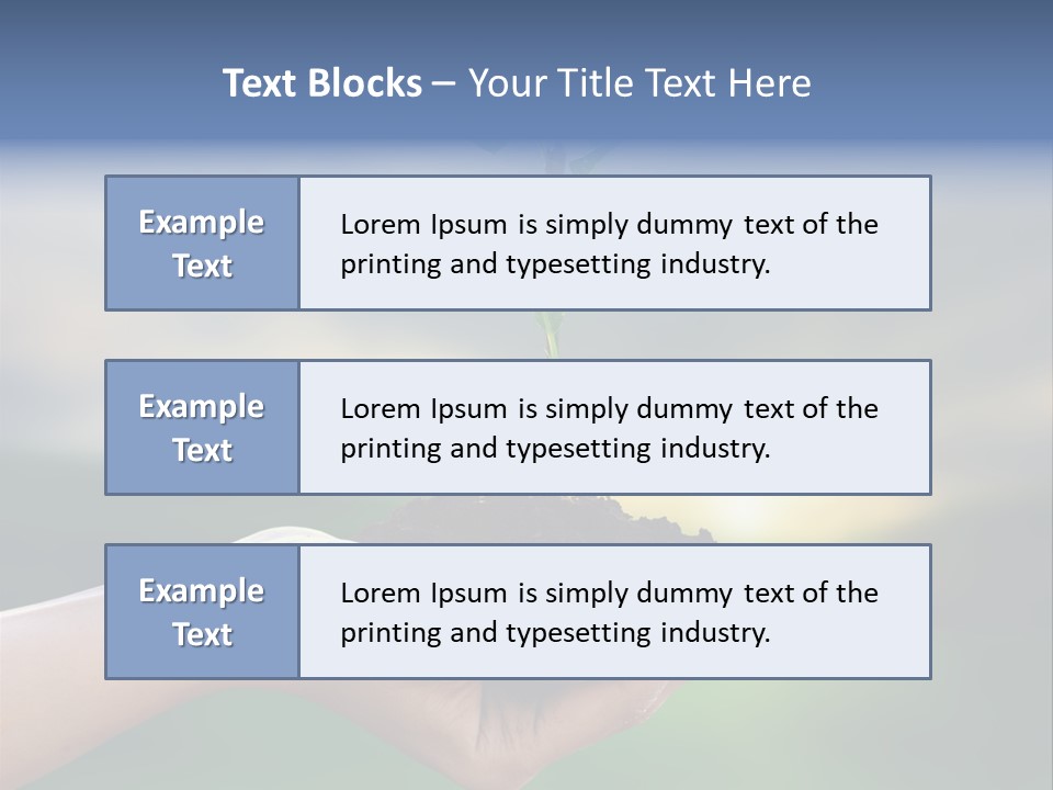 Vegetable Sun Field PowerPoint Template