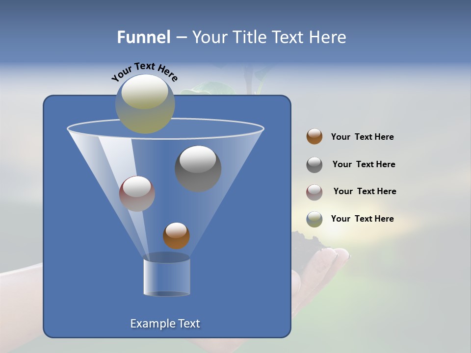 Vegetable Sun Field PowerPoint Template