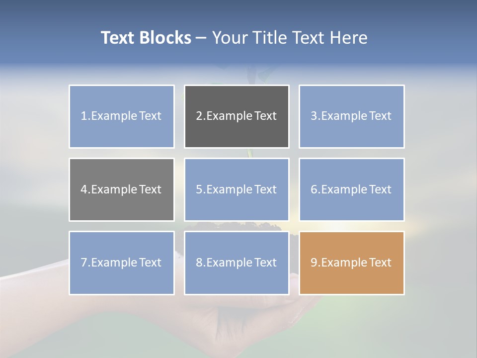 Vegetable Sun Field PowerPoint Template